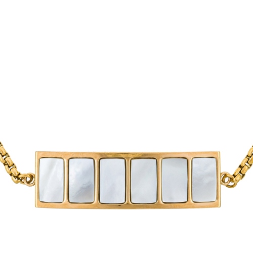 Фото Браслет Пирамида SHELL WHITE Art Deco Fiore Luna CB02788-7 BW/G