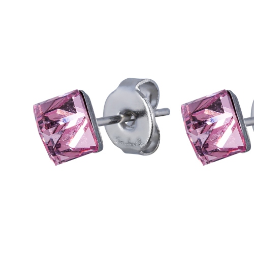 Фото Пусеты Crystal Pink Fiore Luna Classic SWE0127/1 P S