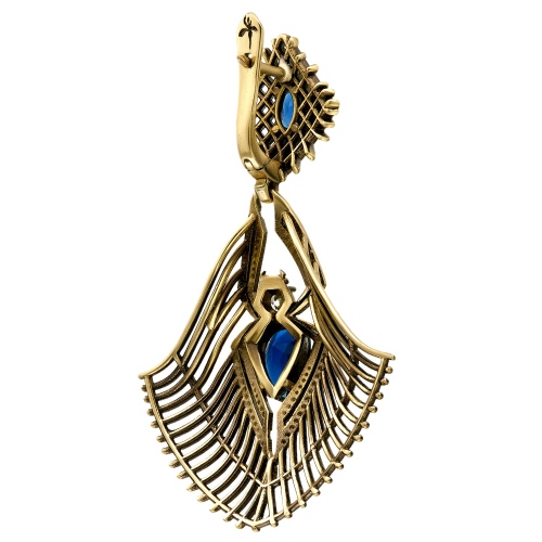 Фото Серьги RAGNO ART DECO Fiore di Firenze OR310721 TANZANITE