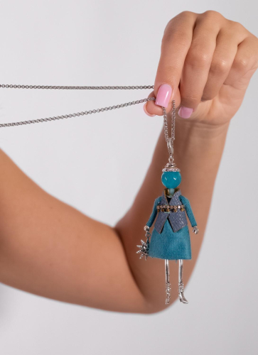 Фото Подвеска Miamelie кукла Кристел в синем