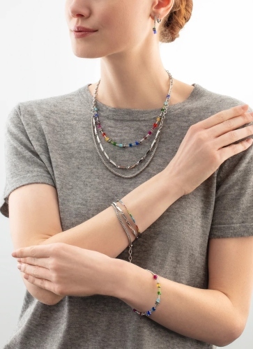 Фото Браслет Multicolour Silver Coeur de Lion 0146/32-1517 19