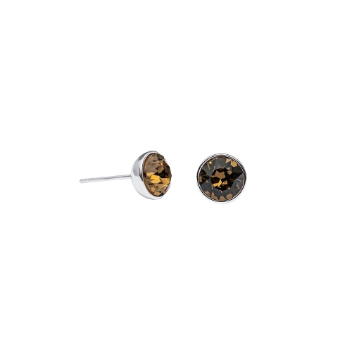 Фото Пусеты Smoked Quartz Kristal Fiore Luna SWE298 SQ S