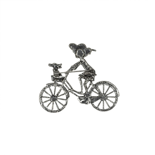 Фото Брошь Велосипед Fiore Luna Classic XZ2294.23 BL/S