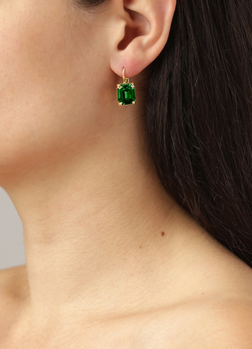 Фото Серьги SEGIN SG EMERALD GREEN Dyrberg Kern 470100