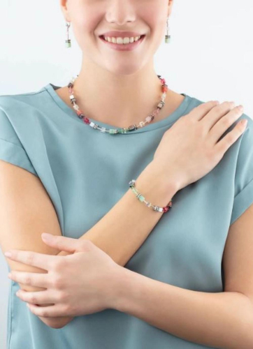 Фото Серьги Green-Pink Coeur de Lion 4023/20-0504