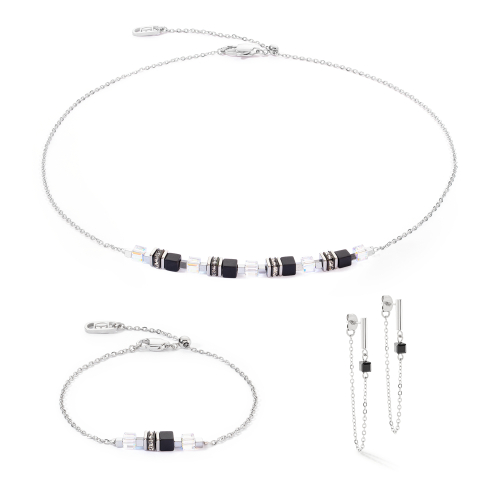 Фото Серьги Black-Silver Coeur de Lion 5076/21-1317