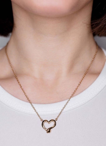 Фото Колье "Straight to the Heart" UNOde50 COL1761ORO0000U