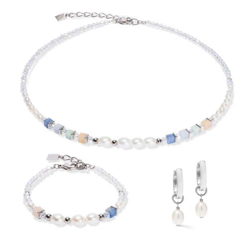 Фото Колье Cosmic Pearls soft silver Coeur de Lion 1135/10-1522