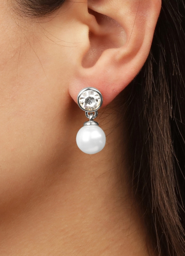 Фото Серьги NETTE SS CRYSTAL/WHITE PEARL Dyrberg Kern 440025