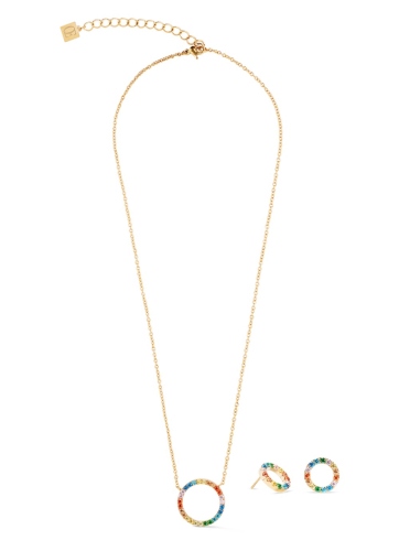 Фото Серьги Multicolor Gold Coeur de Lion 2057/21-1516