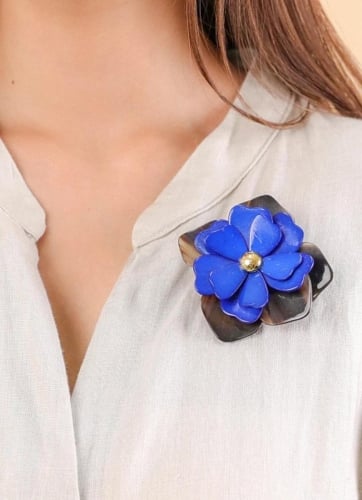 Фото Брошь Les Essentiels Flora Nature Bijoux 10-23901