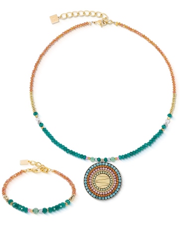 Фото Браслет Amulet Modern Future gold multicolour Boho Coeur de Lion 2036/30-1583