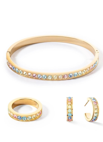 Фото Кольцо Multicolor Pastel Gold 18 мм Coeur de Lion 0131/40-1590 56