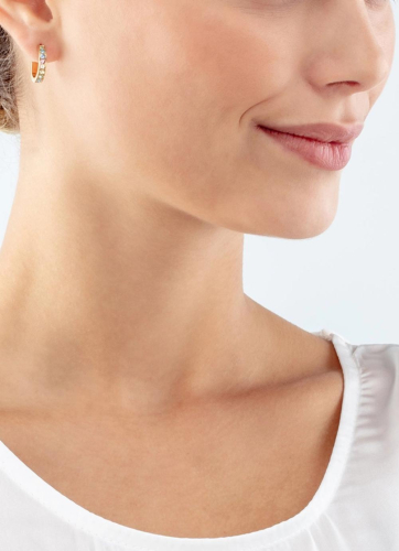 Фото Серьги Multicolour Pastel Gold Coeur de Lion 0127/21-1590