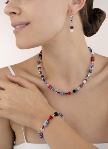 Фото Колье Blue-Red Coeur de Lion 2838/10-0703