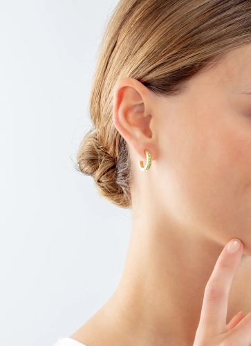 Фото Серьги Green-Gold Coeur de Lion 0127/21-0516