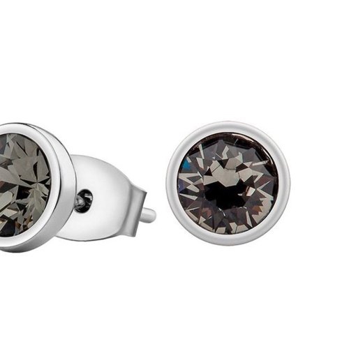 Фото Пусеты Black Diamond Kristal Fiore Luna SWE298 BLD S