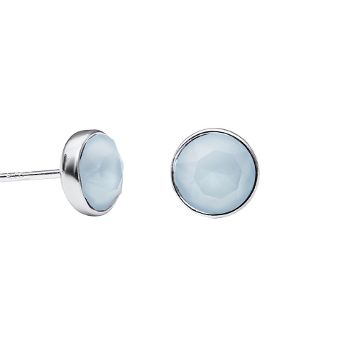 Фото Пусеты Crystal Powder Blue Kristal Fiore Luna SWE297 PB S