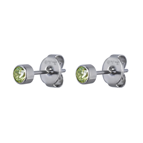 Фото Пусеты Cubic zirconia Apple Green Fiore Luna Classic SWE0128 AG S