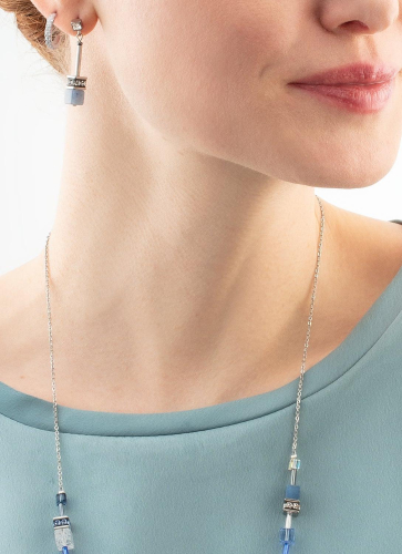 Фото Серьги Hoop Crystal-Silver Coeur de Lion 0146/23-1817