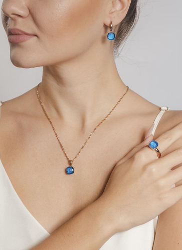 Фото Серьги Firenze Qudo 300359 BL/RG