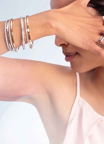 Фото Браслет Eternal Unity Bangle silver-crystal Coeur de Lion 0136/32-1817 17