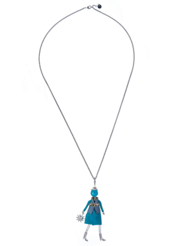 Фото Подвеска Miamelie кукла Кристел в синем