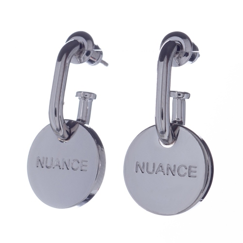 Фото Серьги Nuance с подвеской в форме диска  23.03-010