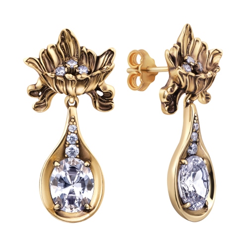 Фото Серьги LATTE D'ORO PICCOLO Fiore di Firenze OR4458 CRYSTAL