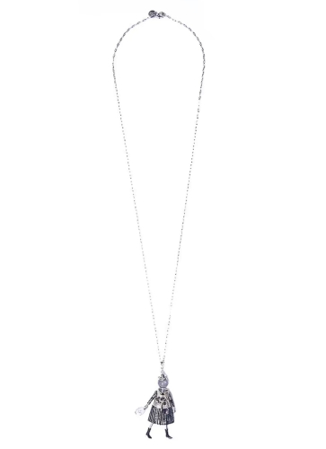 Фото Подвеска Miamelie кукла Элисон серебристая