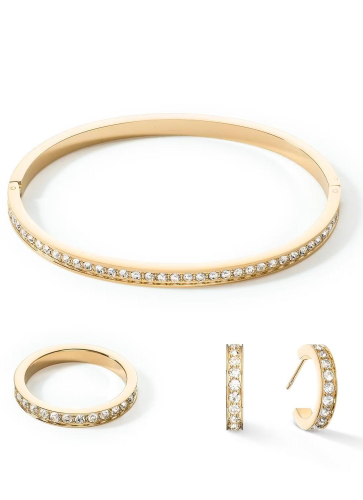 Фото Серьги Crystal-Gold Coeur de Lion 0127/21-1816