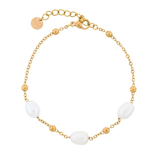 Фото Браслет PERLE Art Deco Fiore Luna CB03167-2 BW/G