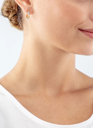 Фото Серьги Multicolour Pastel Gold Coeur de Lion 0127/21-1590