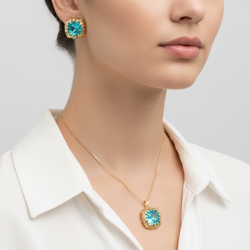 Комплект колье+серьги Fiore Luna SG209474E-002 G