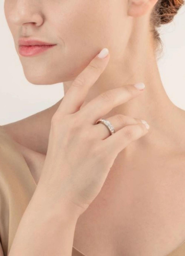 Фото Кольцо Crystal-Silver 18.5 мм Coeur de Lion 0131/40-1817 58