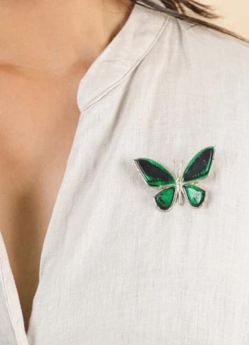Фото Брошь Les Essentiels Mariposa Nature Bijoux 10-23909