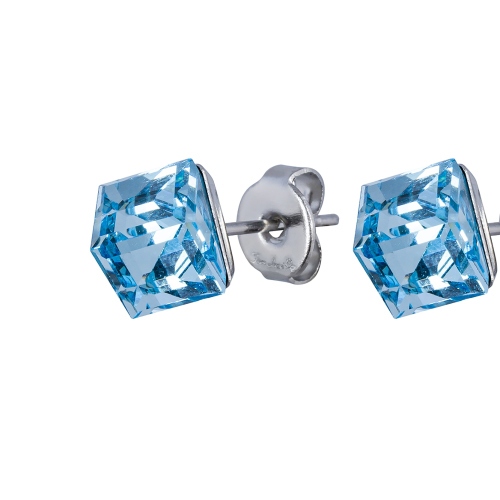 Фото Пусеты Crystal Sky Blue Fiore Luna Classic SWE0127/2 SB S