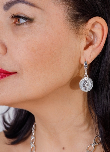 Фото Серьги With a coin Fiore Luna Classic Fiore Luna AL4545 S
