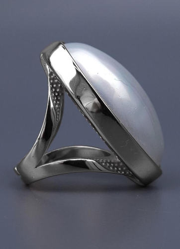 Кольцо Madreperla MP02001032 white/silver