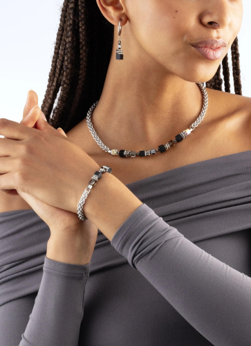 Фото Серьги Black-Silver Coeur de Lion 3021/21-1317