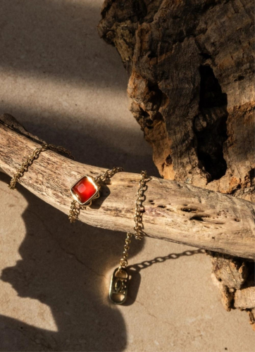 Фото Колье Red agate Coeur de Lion 1301/10-0300