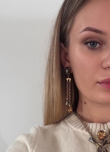 Фото Серьги "Хромосомы" Claudio Canzian CC00202190 gray