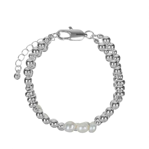 Фото Браслет Metall & Pearl Сarabiner Elegia Fiore Luna CL1015 S