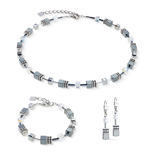 Фото Серьги Grey-Silver Coeur de Lion 4015/20-1217