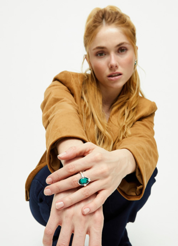 Фото Кольцо Ser Deslumbrante UNOde50 ANI0850VRDMTL15