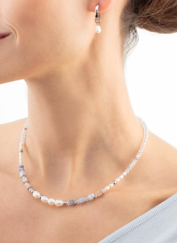 Фото Колье Cosmic Pearls soft silver Coeur de Lion 1135/10-1522