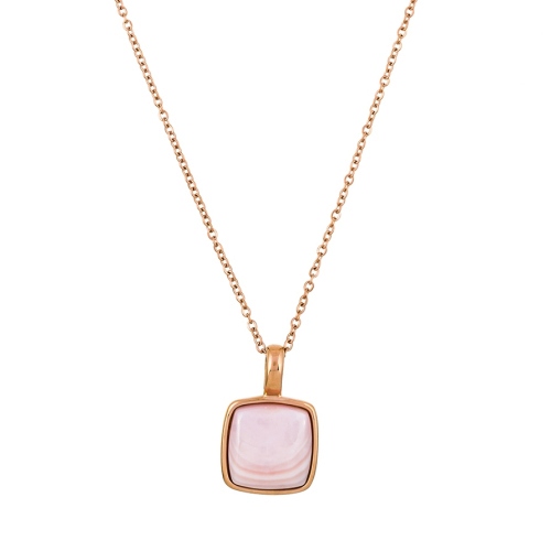 Фото Колье Куб SHELL ROSE Art Deco Fiore Luna BP02914-3 R/RG