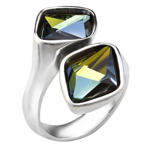 Фото Кольцо "Cube squared UNOde50 ANI0543AZUMTL0M