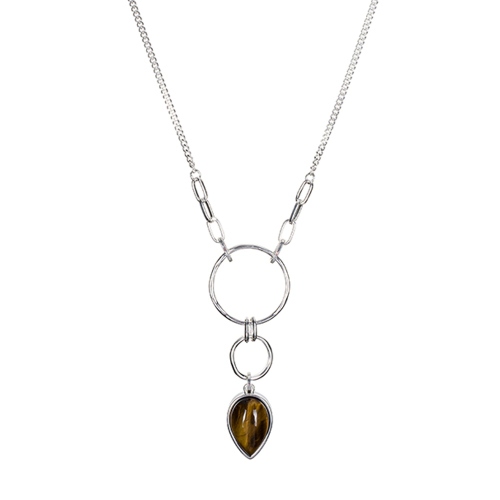 Фото Колье TIGER EYE Elegia Fiore Luna LN3171-6 BR/S