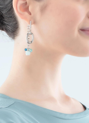 Фото Серьги Blue-Silver Coeur de Lion 4521/21-0717